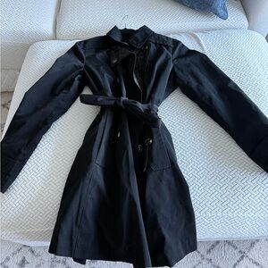 London Fog Black Women's Trench Coat